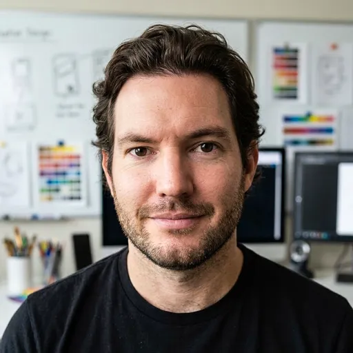 Jon Sabutis in his studio